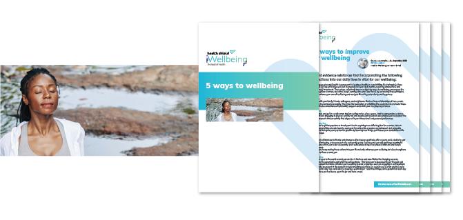 5 ways to improve your wellbeing
