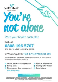 EAP Poster Youre Not Alone SL